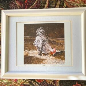Original Rooster wall art signed & numbered